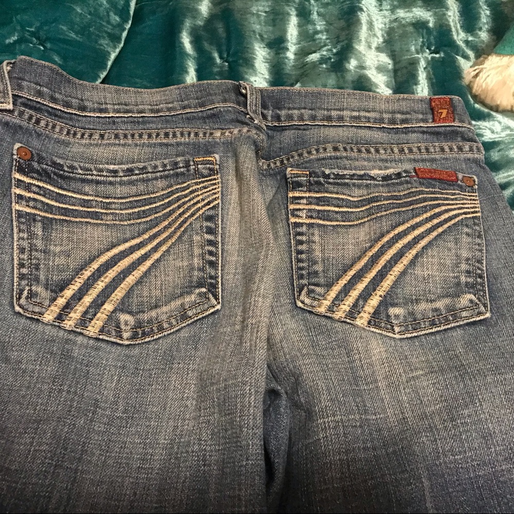 7 For All Mankind wide leg jeans